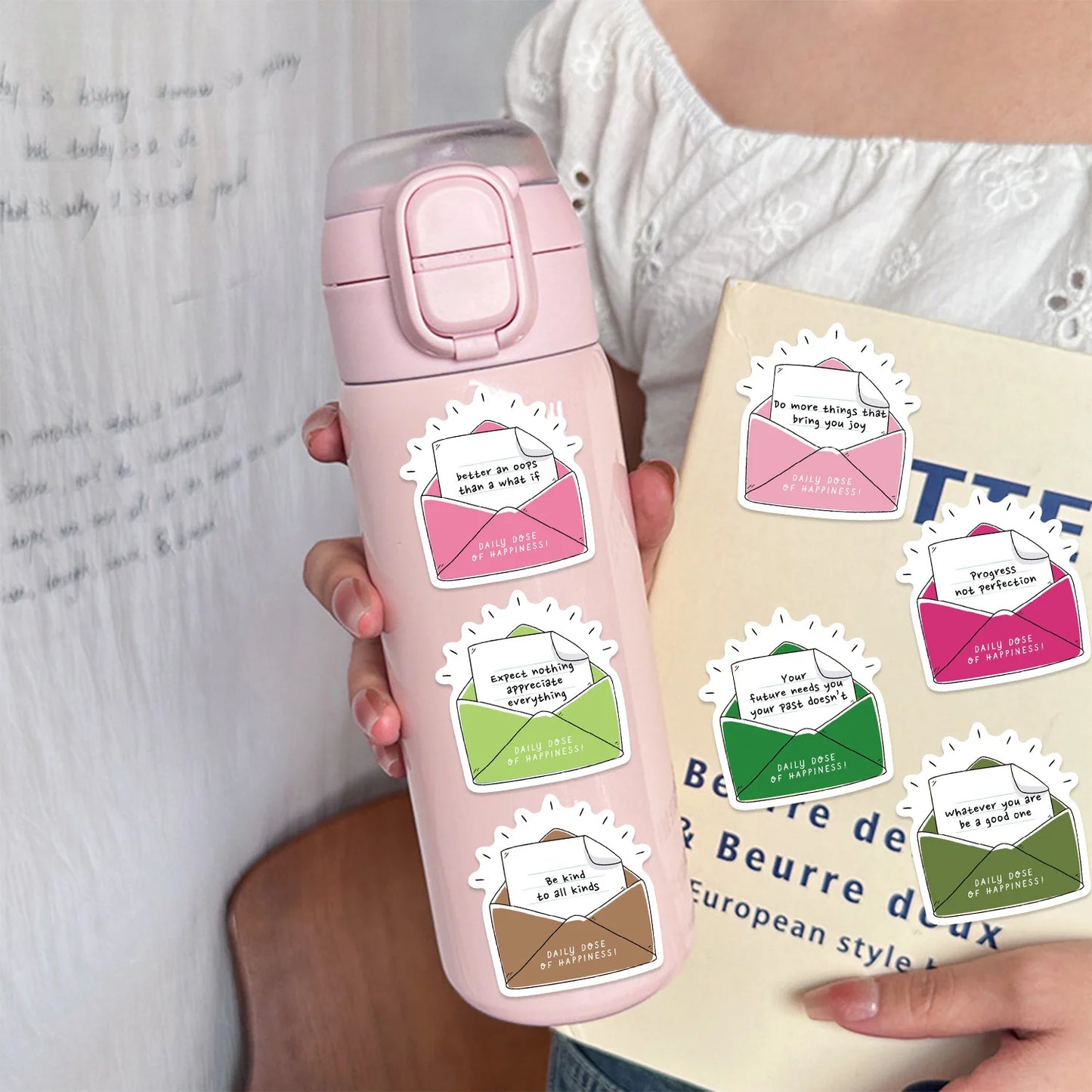 50-Piece Doodle Sticker Journal Phone Laptop Water Bottle Decoration
