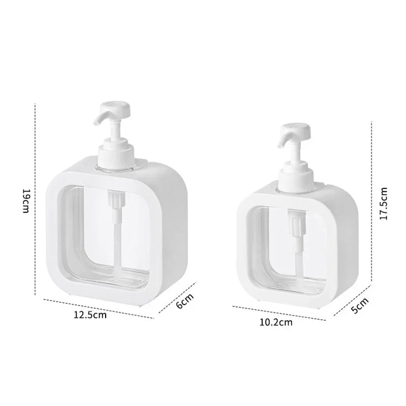 Refillable Soap Dispenser 300/500ml Pump Bottle | Bath & Travel