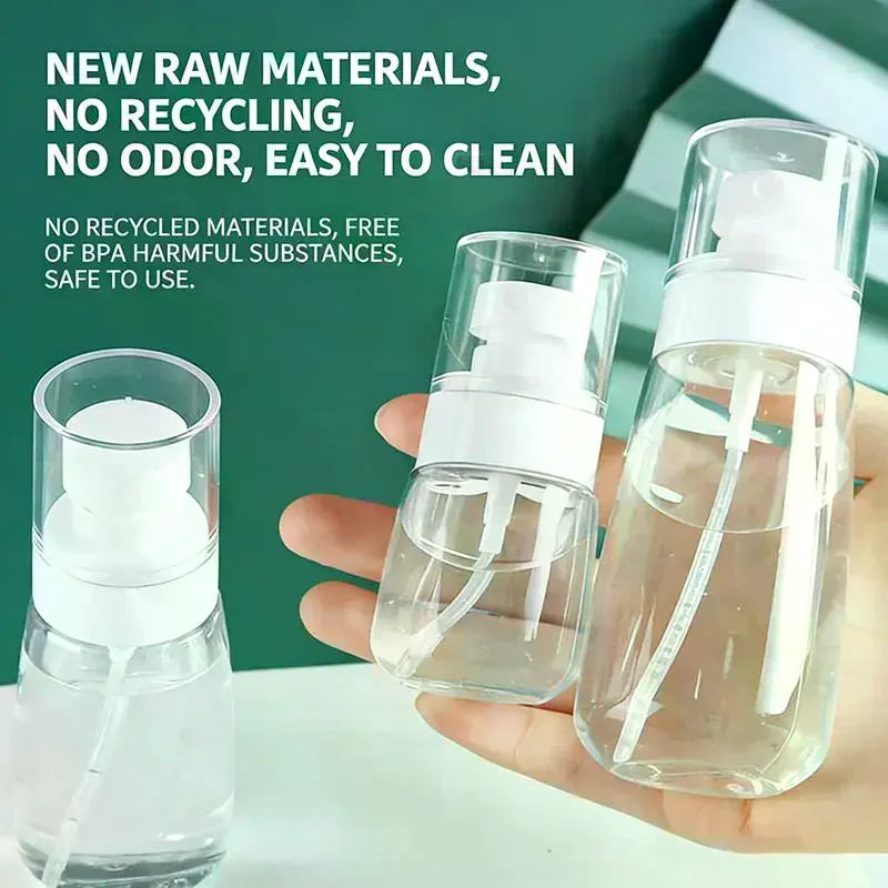 3-Piece Small Spray Bottle Travel Fine Mist Mini Empty Spray Bottle Leak-Proof Refillable For Toner Facial And Hair Spray Peaceful Pleasures Health and Wellness