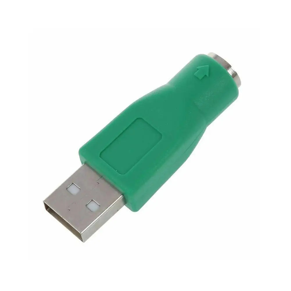 USB to PS/2 Adapter – USB Male to 6-Pin Female Converter