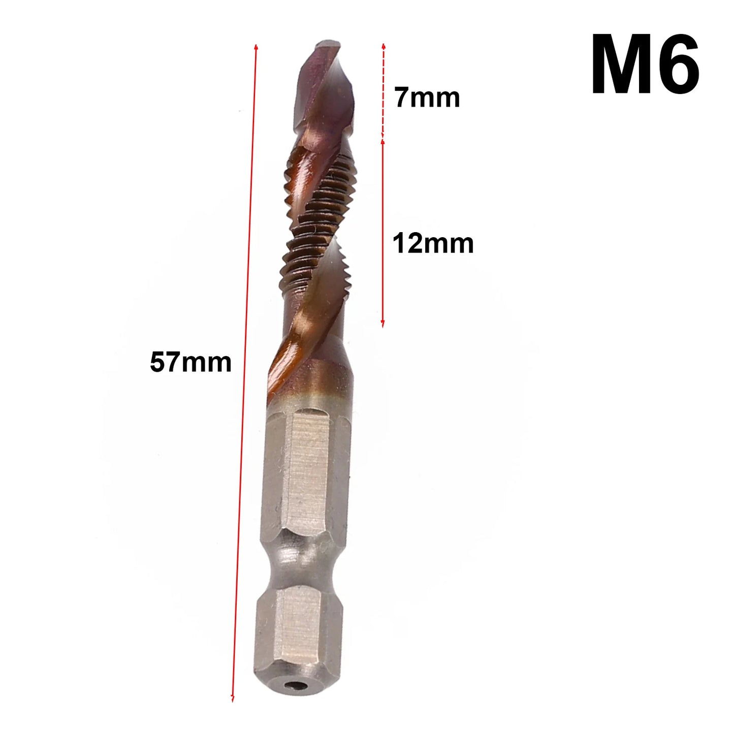 Tap Drill Bit M3-M10 Screw Bits Hss Taps Countersink Deburr Metric