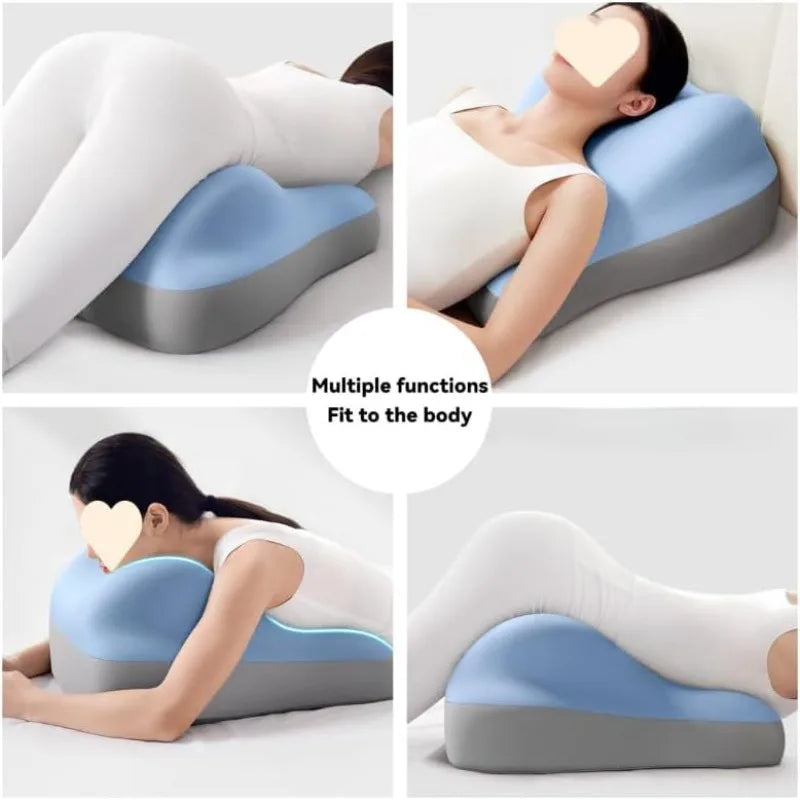 Multi-Functional Ergonomic Bed Pillow Bedroom Furniture Memory Foam Waist Cushion Cushion Tummy Pillow Wedge-shaped Pillow Peaceful Pleasures Health and Wellness