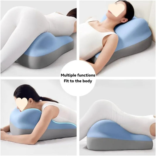 Multi-Functional Ergonomic Bed Pillow Bedroom Furniture Memory Foam Waist Cushion Cushion Tummy Pillow Wedge-shaped Pillow Peaceful Pleasures Health and Wellness