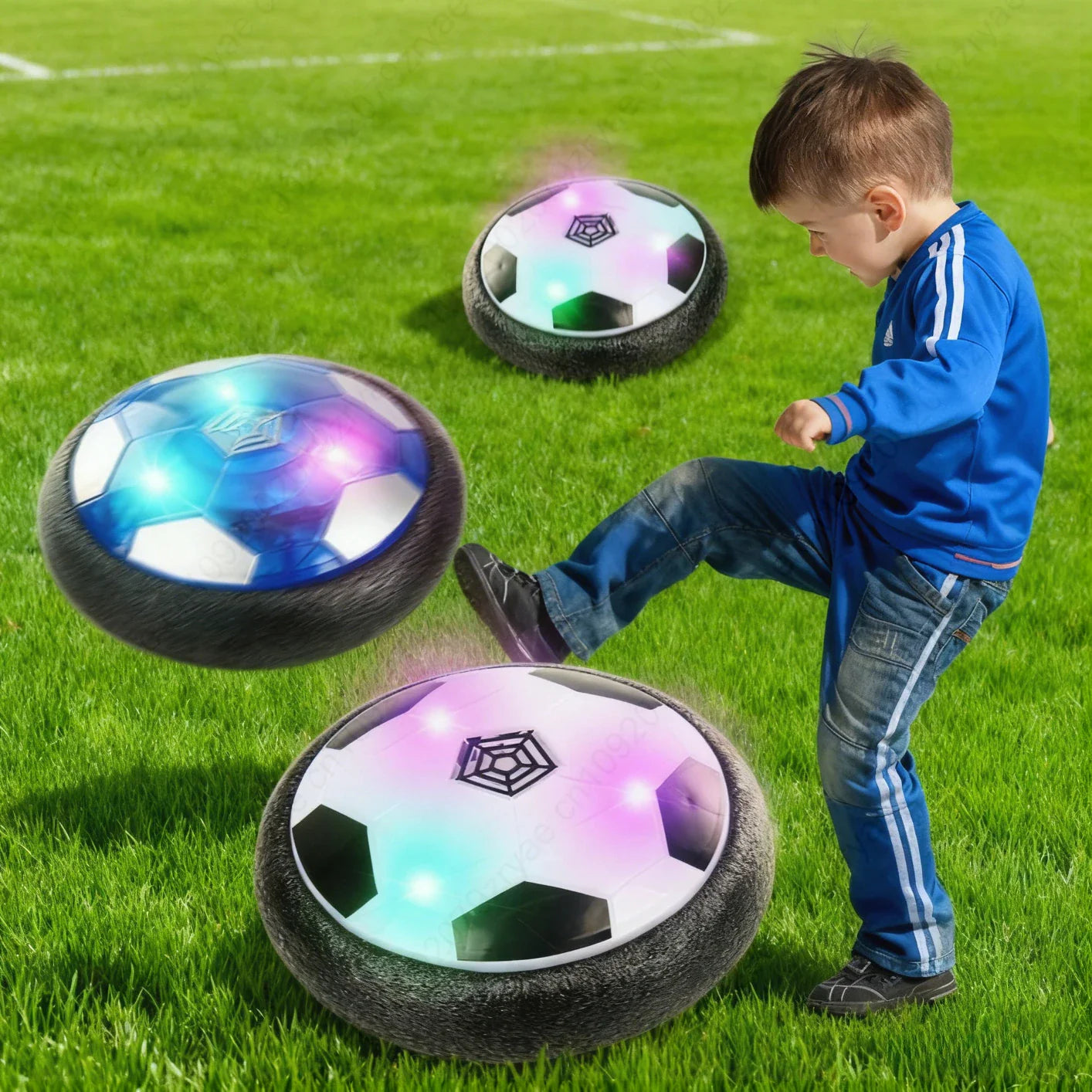LED Hover Soccer Ball – Electric Floating Toy for Kids & Pets