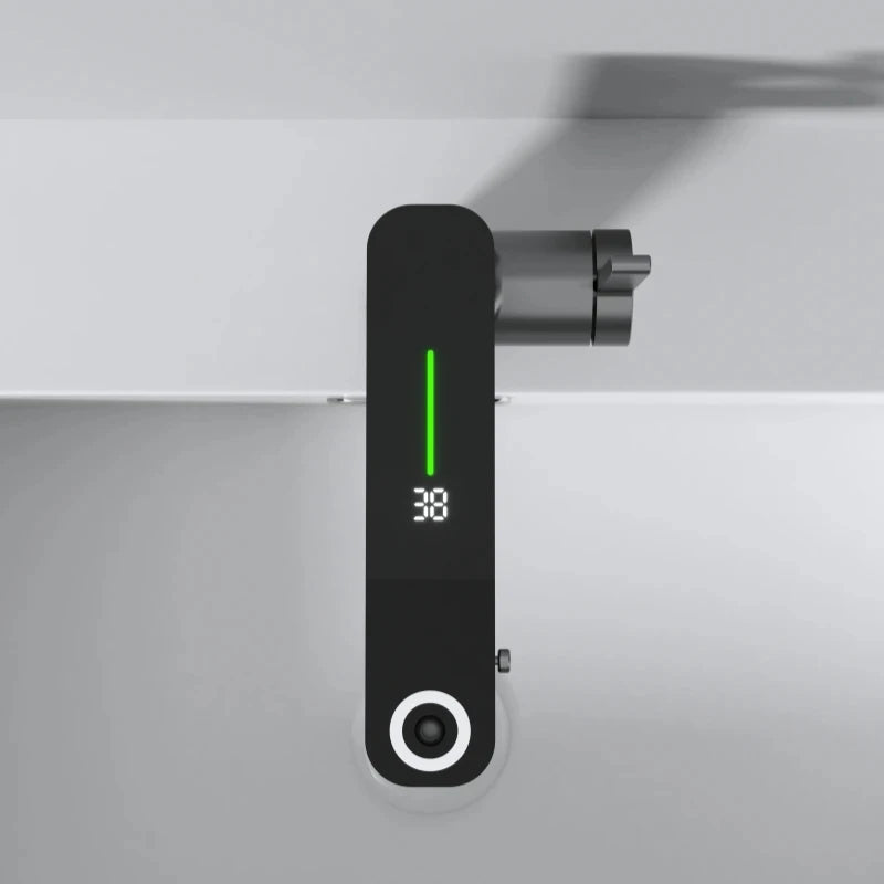 LED Digital Temperature Display Basin Faucet | Hot & Cold Mixer