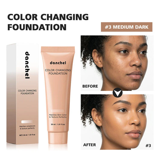 Color Changing Foundation – Adaptive Tone, Buildable & Dewy Liquid Foundation Oasis Select