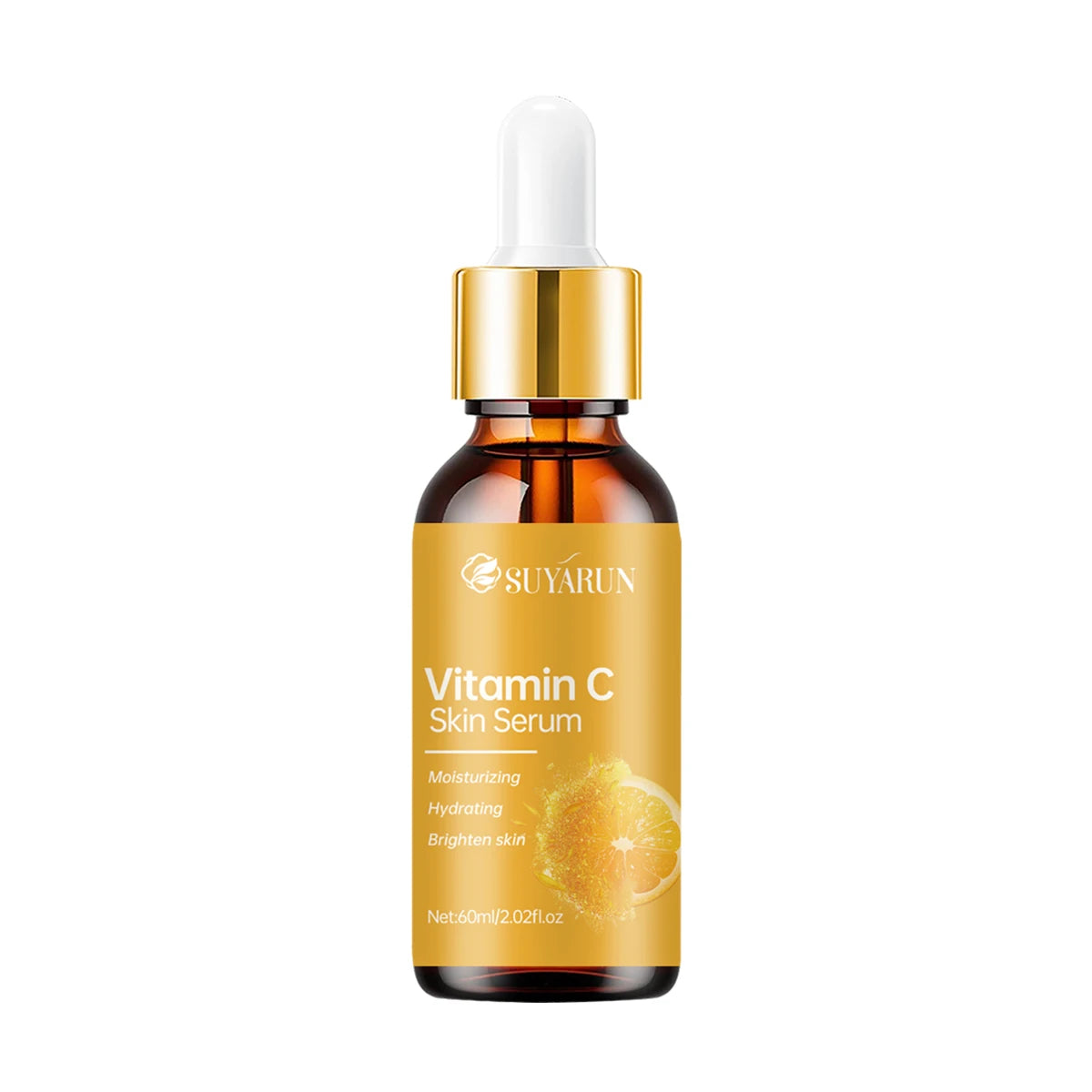 SUYARUN Vitamin C Facial Essence Hyaluronic Acid Whitening Essence Moisturizes Dry skin, firming Skin Essence Facial Skin Care Peaceful Pleasures Health and Wellness 60ml
