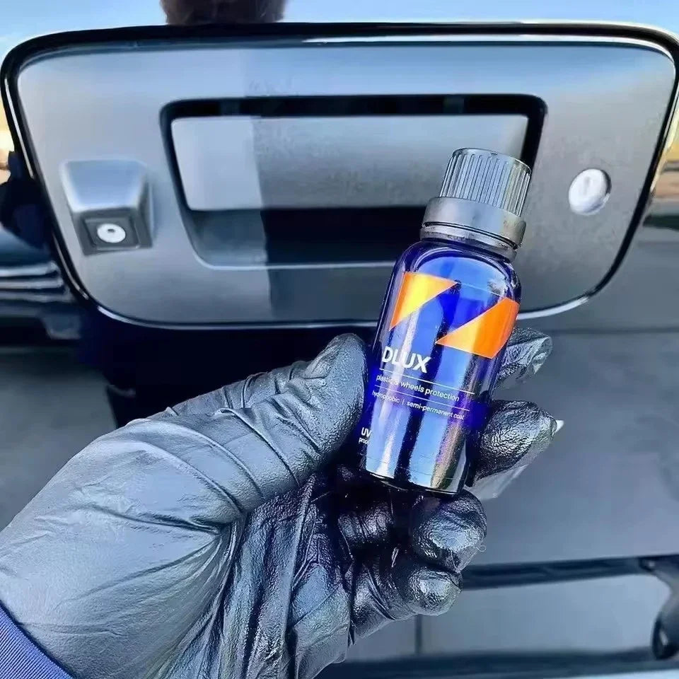 CAR CQUARTZ DLUX Wheel Trim Coat 50mL Ceramic Coating UV Protection for Wheels Exterior Plastics Rubber Metals Peaceful Pleasures Health and Wellness
