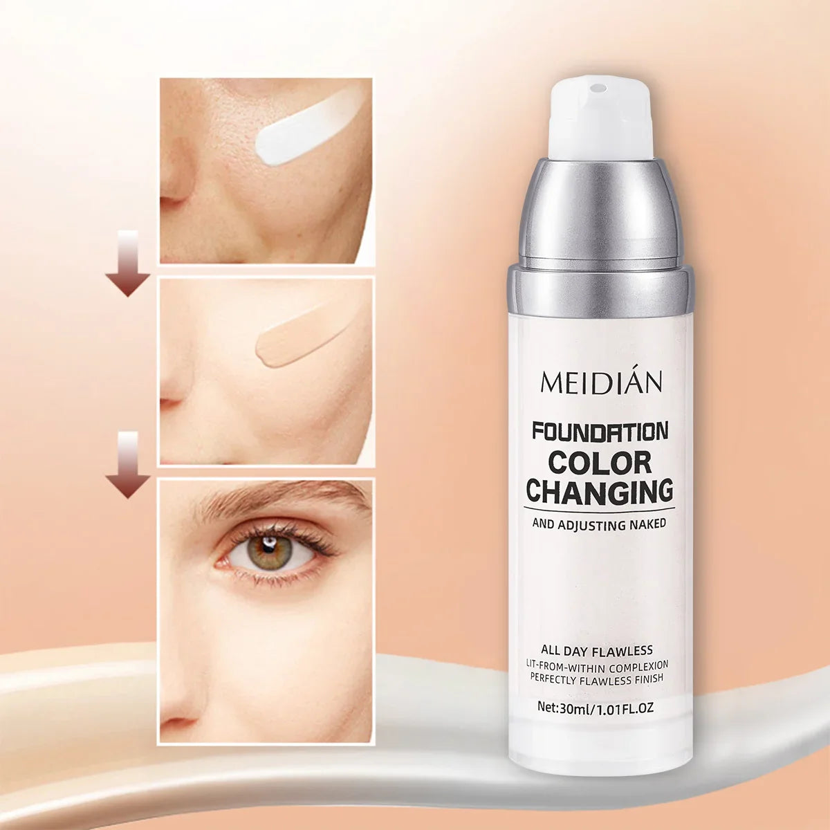Liquid Foundation – Moisturizing, Long-Lasting Natural Finish