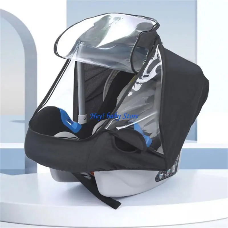 Infant Stroller Rain Cover – Clear Ventilated Waterproof Shield