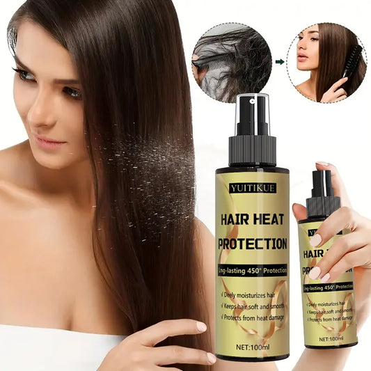 YUITIKUE Silk Care Heat Protection Spray for Curly Hair 100ml Heat Protection Spray Oasis Select Default Title
