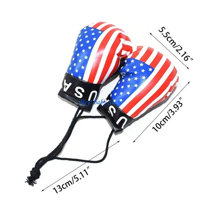 Newborn Mini Boxing Gloves Photo Props – 10cm PU Baby Posing