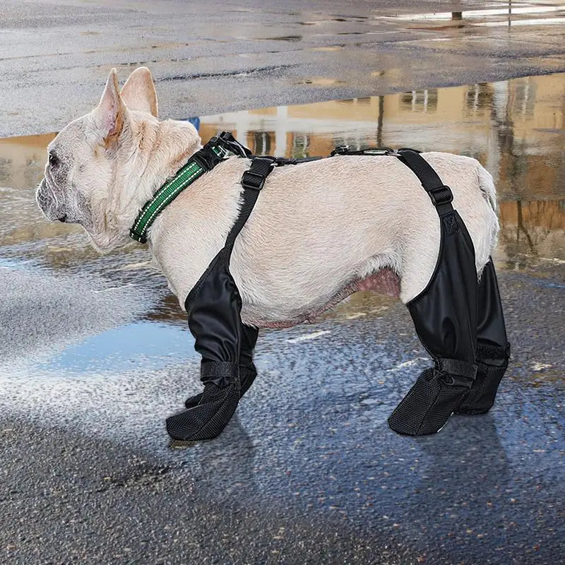 Waterproof Anti-Slip Dog Shoes Paw Protector Booties S/M/L
