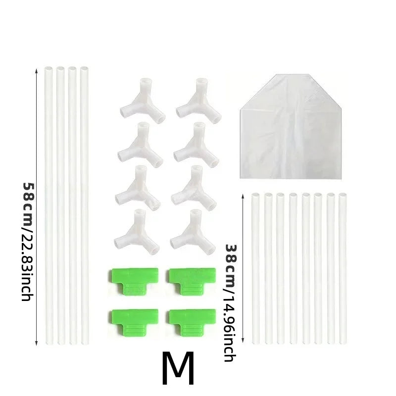 Portable Mini Greenhouse with PVC Cover & Bracket | Indoor/Outdoor