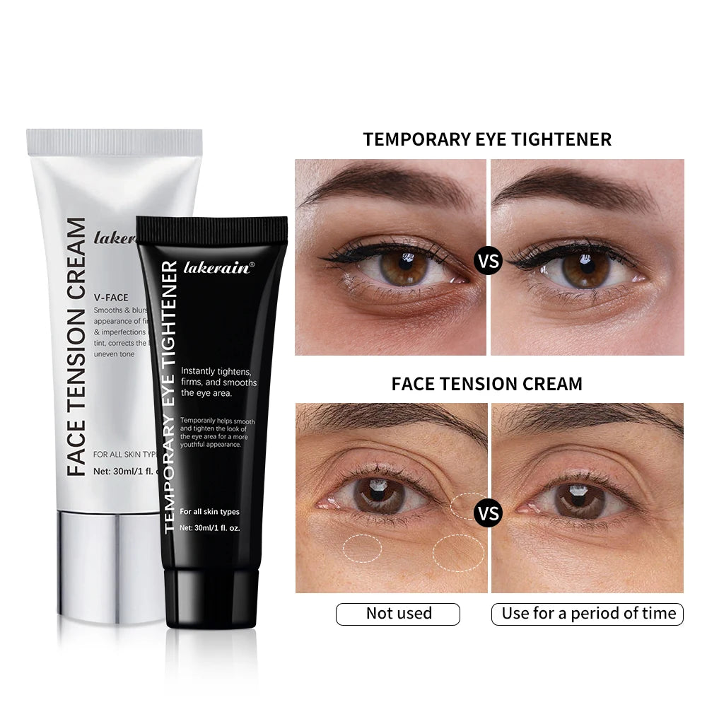 Instant Tighten Wrinkles Eye Cream Eye Fat Bag Remove Anti-Wrinkle Firming Puffiness Lifting Firming Smooth Fine Lines Eye Care Peaceful Pleasures Health and Wellness and base