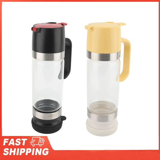 Honey Dispenser Clear Glass Syrup Handle Prevent Dripping Container Peaceful Pleasures Health and Wellness