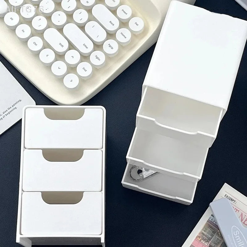 3-Tier Cosmetic Organizer with Drawers | Countertop Storage Box
