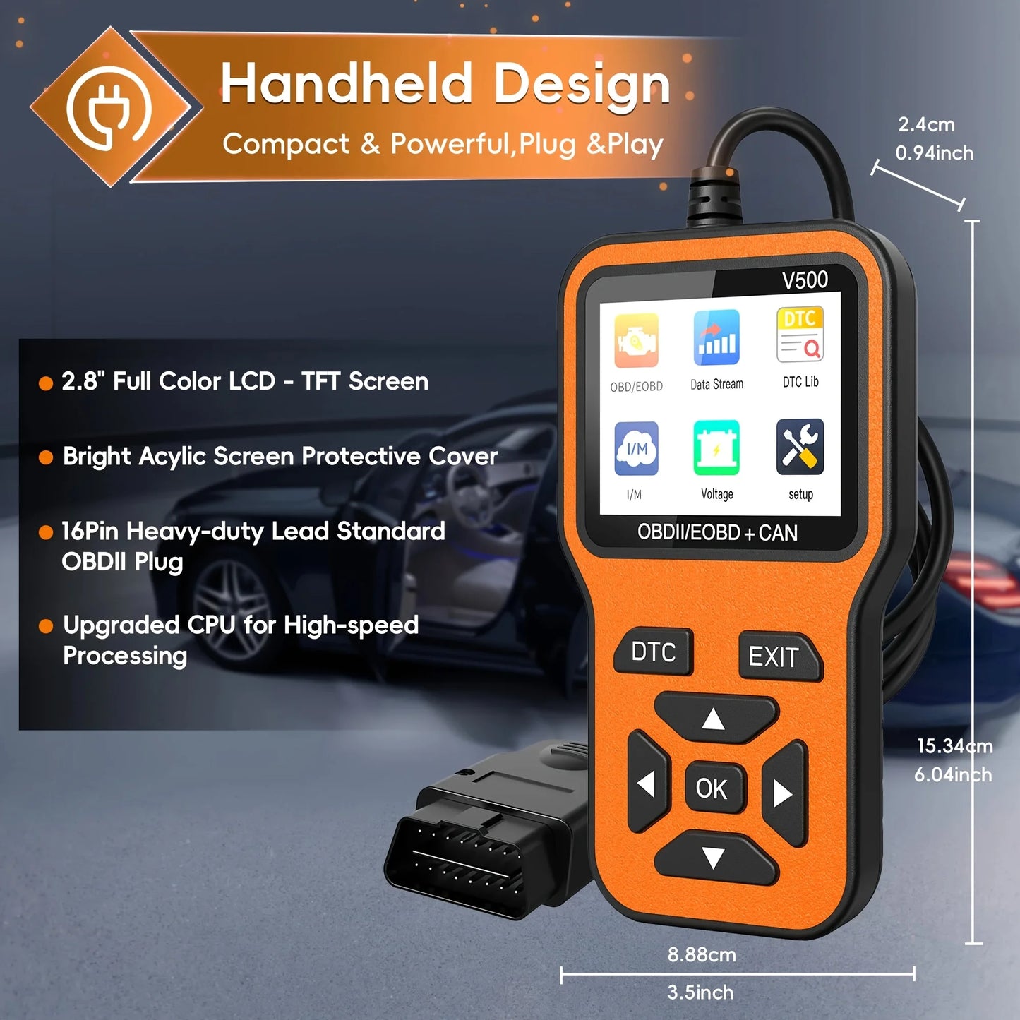 OBD2 Scanner Diagnostic Tool – Engine Code Reader (1996+) Peaceful Pleasures Health and Wellness