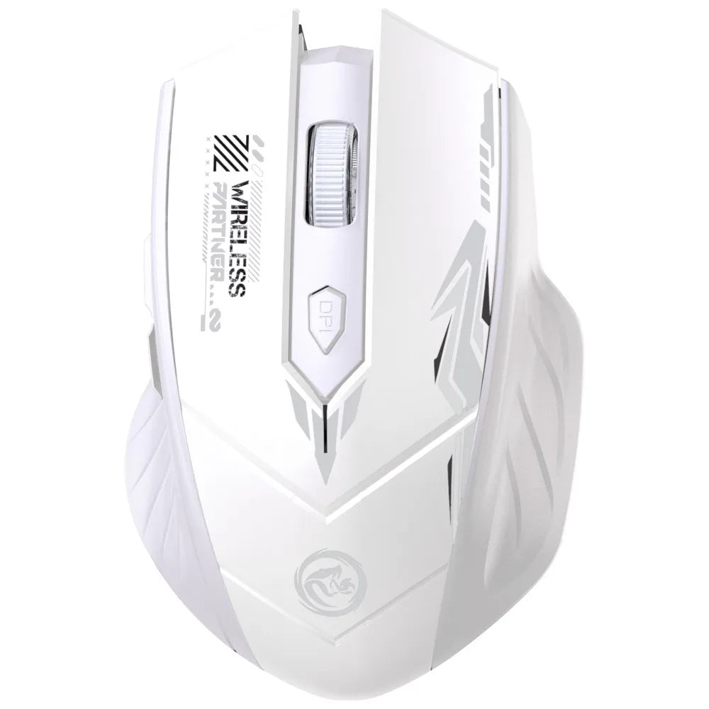 Bluetooth 5.4 Mouse Dual-Mode 2.4G Wireless Mouse 6 Buttons Gaming Mouse Office Silent Mice Rechargeable Mouse For PC Laptop Peaceful Pleasures Health and Wellness WHITE