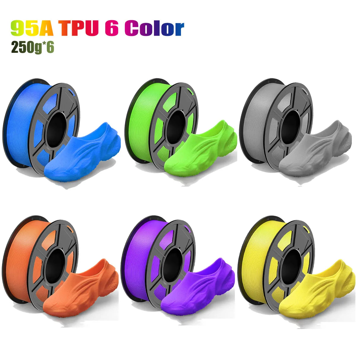 TPU Filament 1.75mm 95A Soft | FDM 3D Printer – DINGSUN 3D