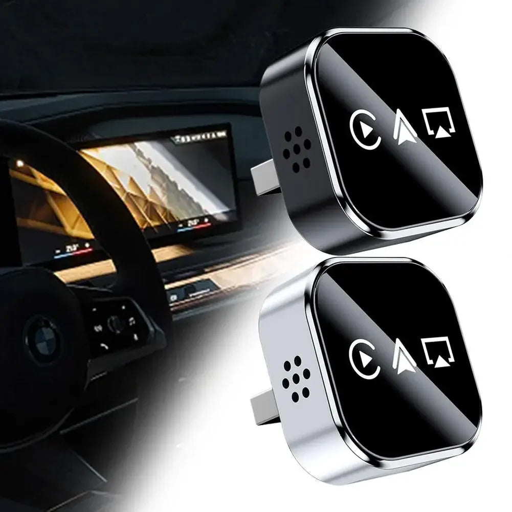 Wireless Carplay Android Auto Airplay Adapter 2025 New 3 in 1 AI Smart Mini Car Box Plug and Play Auto Connect WiFi Bluetooth Peaceful Pleasures Health and Wellness