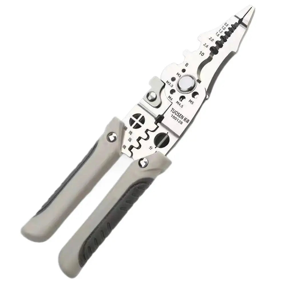 7-in-1 Wire Stripper Plier | Cutting, Crimping & Winding Tool