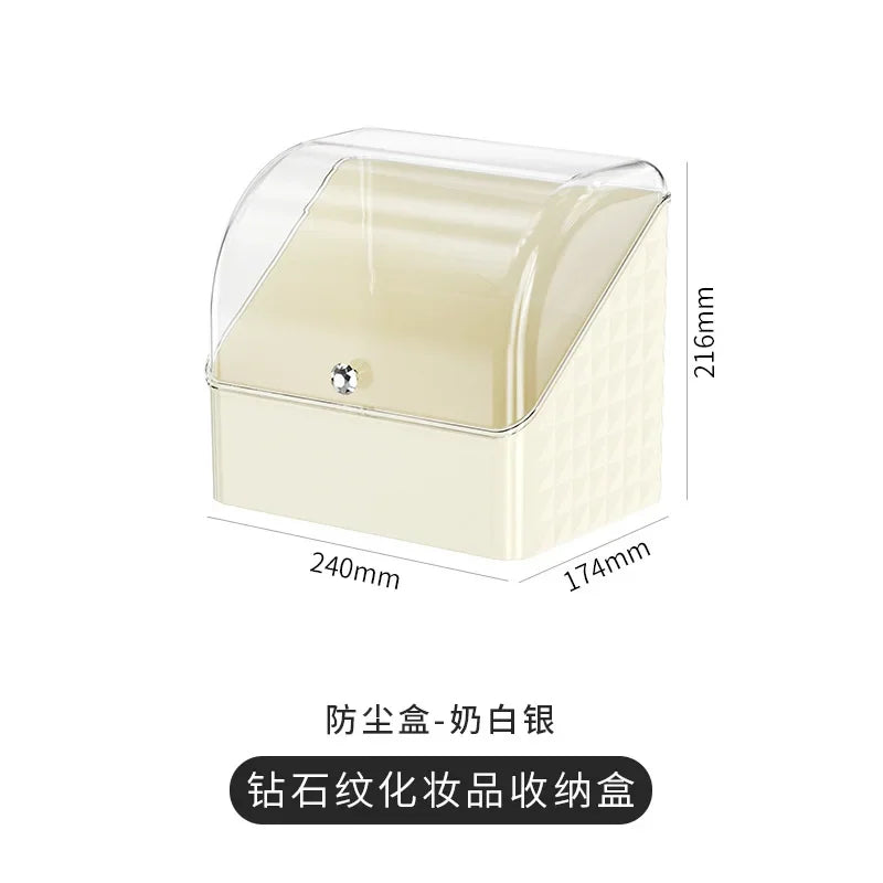 Luxury Transparent Makeup Storage Box with Drawers – Dustproof