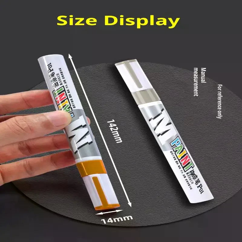 Waterproof Paint Marker Pen – Multi-Surface Touch-Up & Tyre
