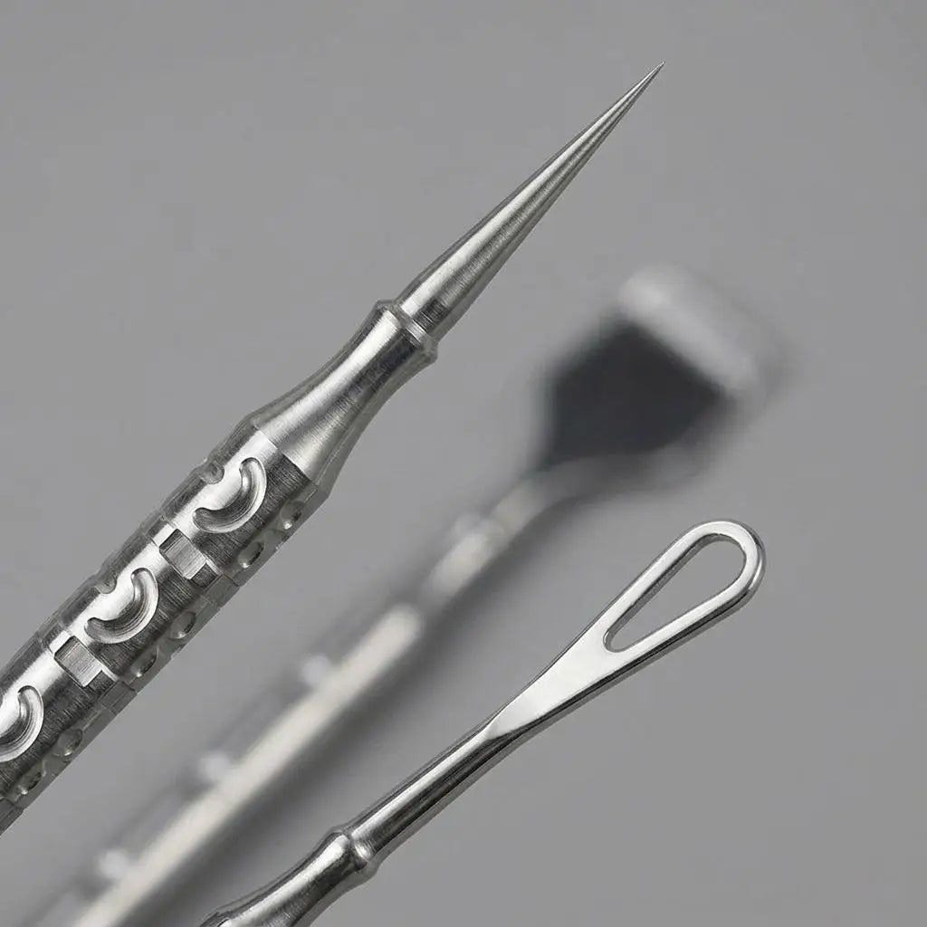 Stainless Steel Comedone Extractor & Blackhead Remover Kit