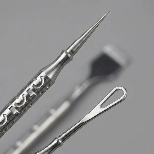 Stainless Steel Comedone Extractor & Blackhead Remover Kit Comedone Extractor Kit Oasis Select
