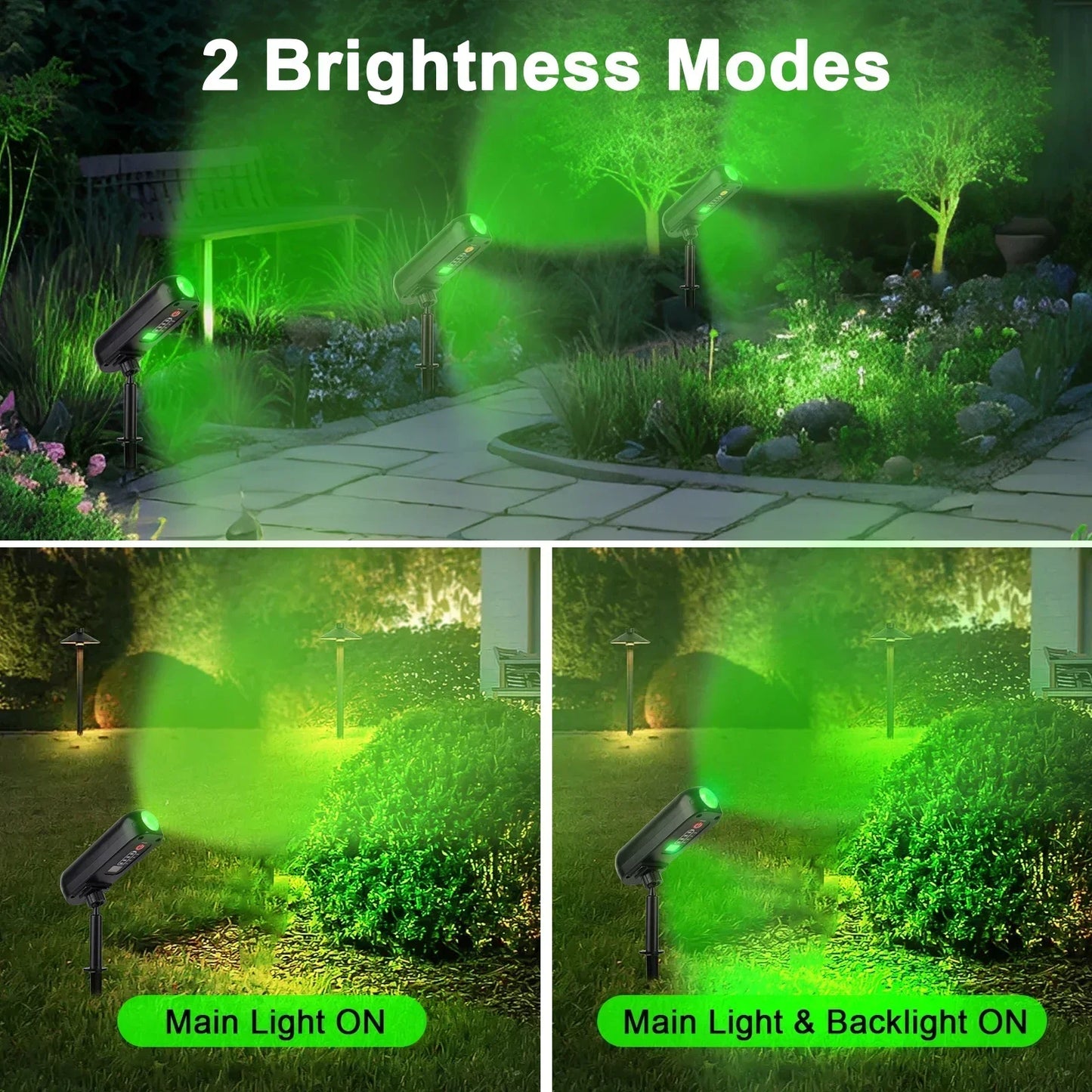 Solar LED Garden Spotlight IP65 Waterproof | Lawn & Pathway Light