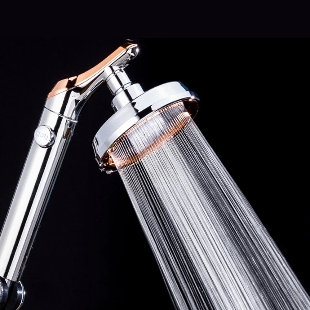 Rotating Rainfall Shower Head – High Pressure & Water Saving
