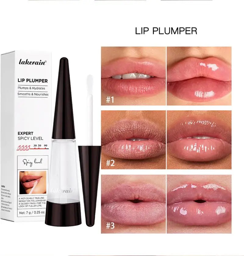 Instant Lip Plumper Oil – Volumizing Hydrating Gloss