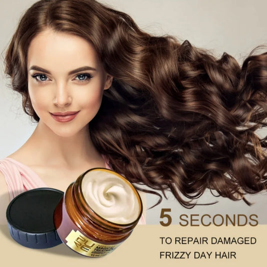 Miracle Hair Mask Set, Pure Protein, Suitable for Men and Women, 60ml Dry Hair Mask 1 bottle Peaceful Pleasures Health and Wellness Smoothing & Straightening