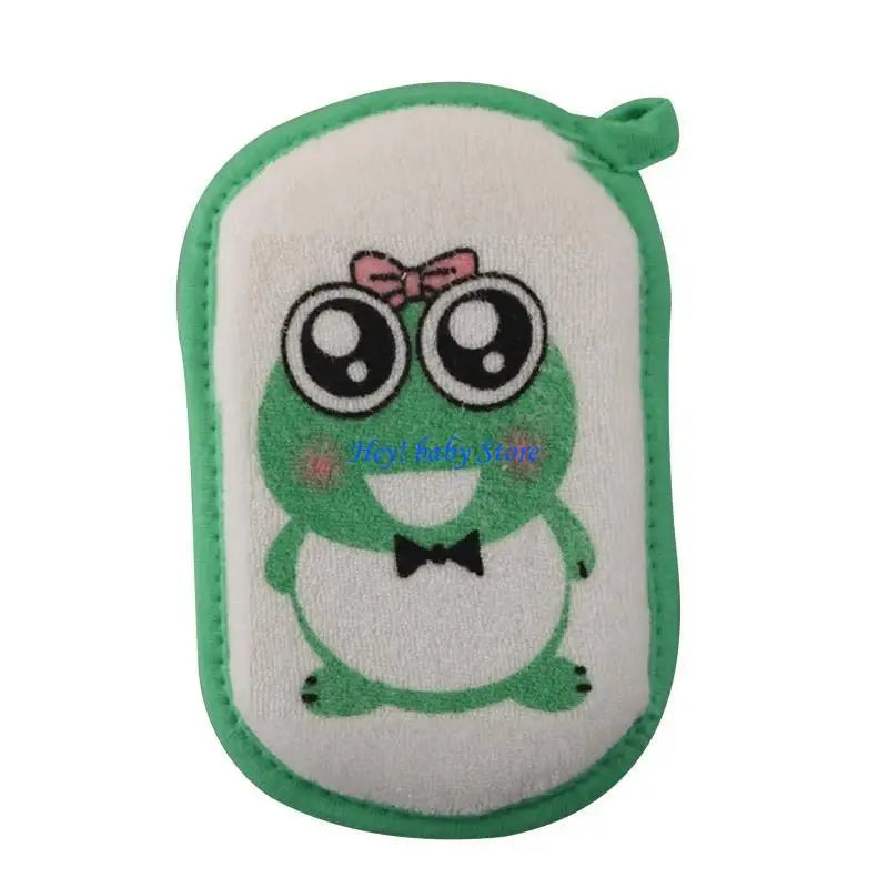 Animal Pattern Baby Bath Sponge – Soft, Safe & Ergonomic