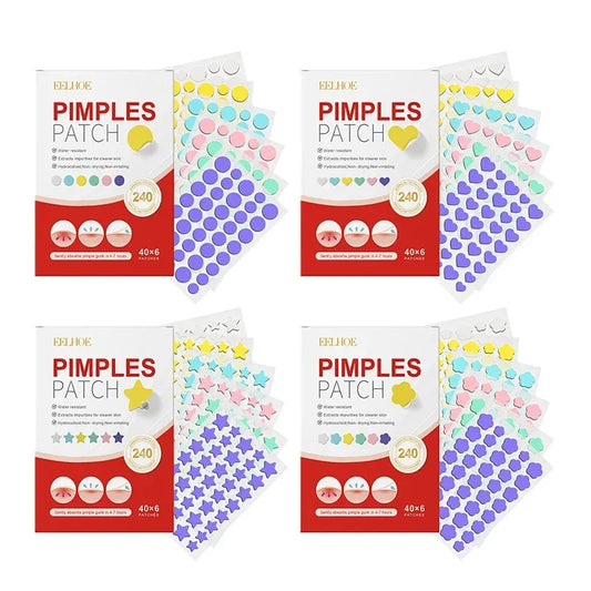 240pc Salicylic Acid Acne Patches – Colorful Pimple Stickers Peaceful Pleasures Health and Wellness