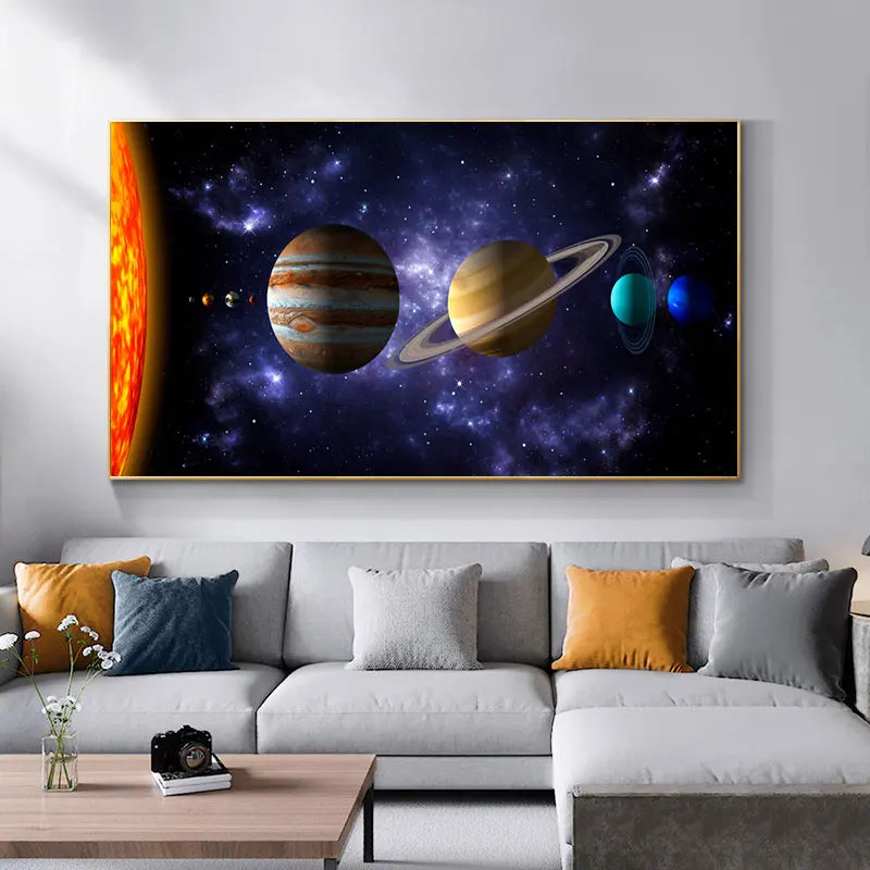 Solar System Pictures Nebula Space Universe Posters and Prints Science Canvas Painting Wall Art for Living Room Decor Cuadros Peaceful Pleasures Health and Wellness w1393 space (7) 30x60cm