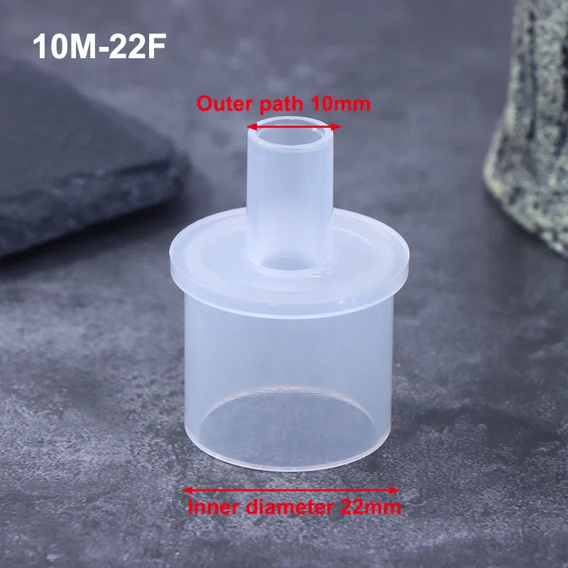15mm to 22mm Veterinary Breathing Circuit Straight Connector PP