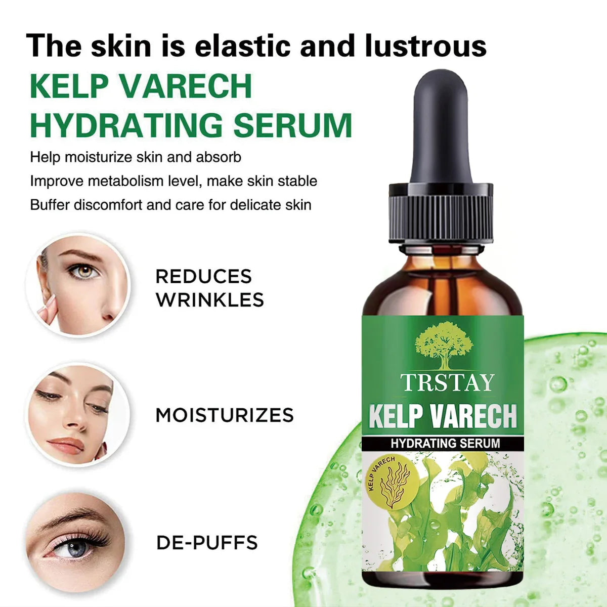 Deep Sea Algae & Kelp Brightening Face Serum | TRSTAY