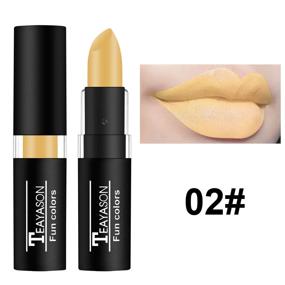 TEAYASON 12-Color Matte Lipstick – Waterproof Long-Lasting