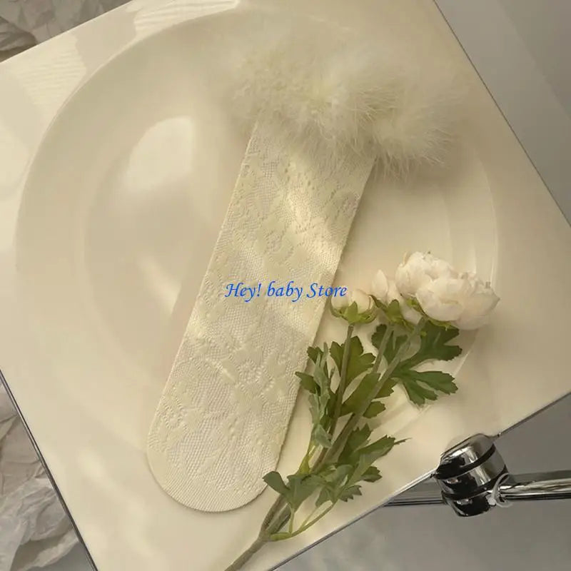 Girls Hand-Sewn Lace Tube Socks | Elegant Princess Kids Socks
