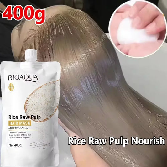 Rice Keratin Hair Mask – Frizz Control, Smooth & Moisturizing Keratin Hair Mask Oasis Select