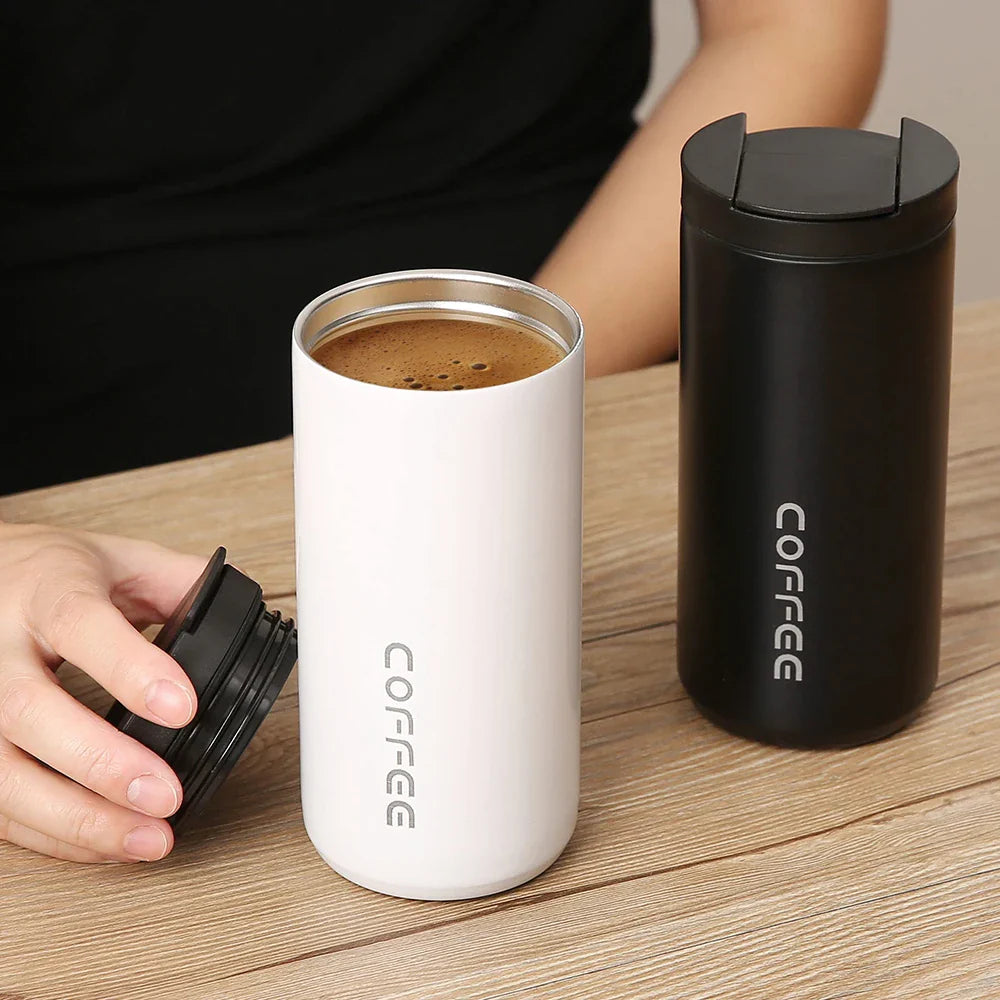 400ml Stainless Steel Insulated Travel Mug – Leakproof Thermos