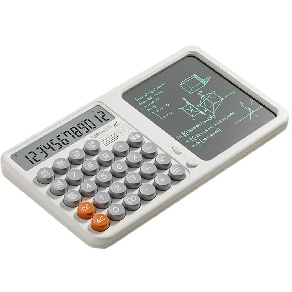Large Display Calculator with Notepad, Voice & Eye Protection
