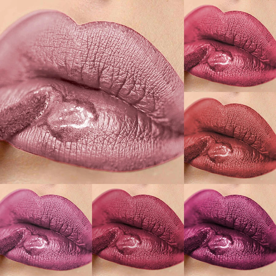 KAFURUX 20-Shade Glitter Liquid Lipstick & Diamond Lip Gloss