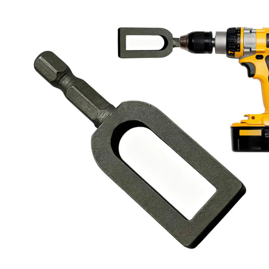 Tie Wire Twister Drill Bit | Hexagonal Wire Tying Attachment Wire Twister Bit Peaceful Pleasures Health and Wellness