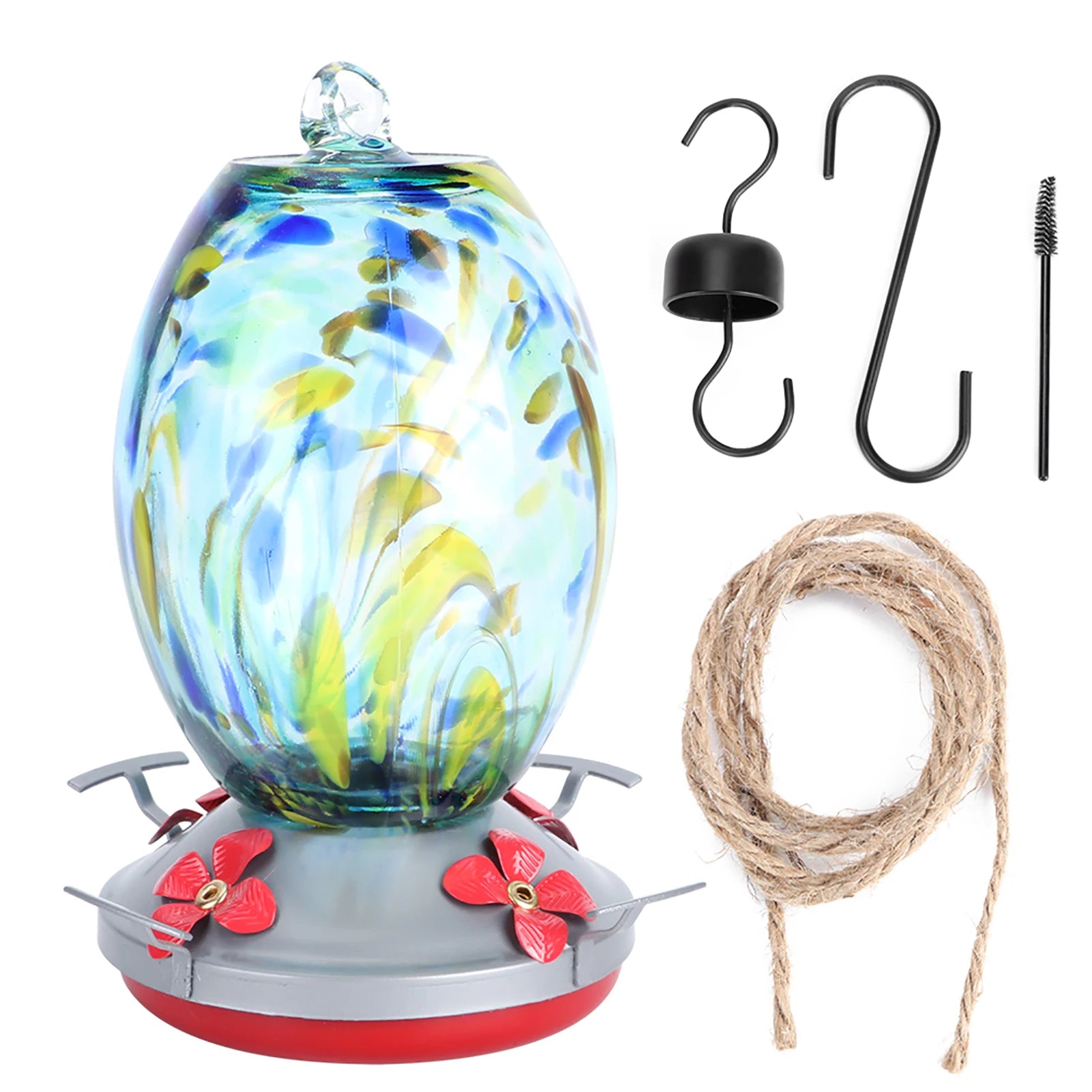 Bird Supplies Bird Feeder Easy To Assemble Practical Birdcage Water Feeder For Bird Feeding Honey for Garden Indoor Courtyard Peaceful Pleasures Health and Wellness Q2