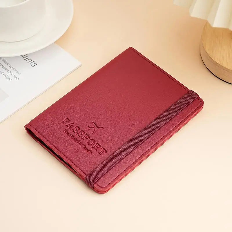 Waterproof PU Leather Passport Holder & Travel Wallet