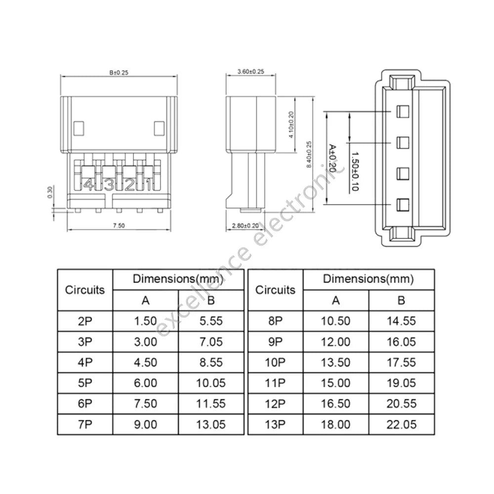 10 Sets/lot JST ZH 1.5mm Spacing 2P 3P 4P 5P 6P Male and Female Air Docking Terminal Supporting Connector ZH1.5 Peaceful Pleasures Health and Wellness