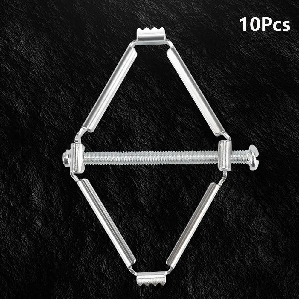 Metal Socket Box Holder Wall Mount Box Support Rod Wall Switch Socket Fixed Wall Repair Fixed Installation Peaceful Pleasures Health and Wellness 10pcs